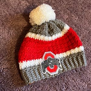 Ohio State Pom Pom hat